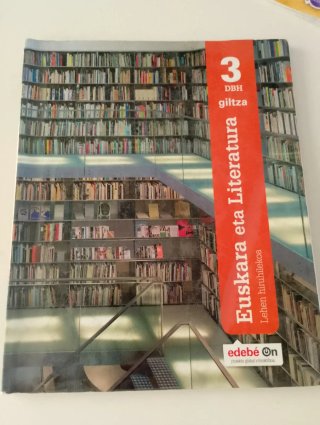 Pack 3 Libros euskera eta literatura 3⁰DBH giltza