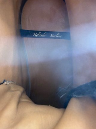 Rolando Sturlini T.42 Piel Tachuelas Azul/Negro (7