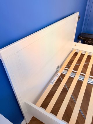 Cama Ikea Brusali Blanca 140x200cm
