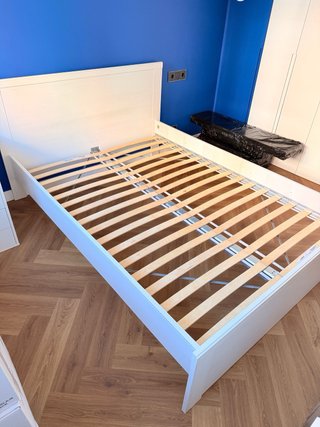 Cama Ikea Brusali Blanca 140x200cm