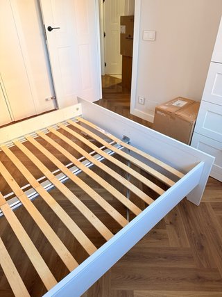 Cama Ikea Brusali Blanca 140x200cm