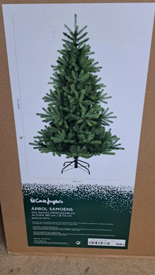 Árbol de Navidad El Corte Inglés 180cm