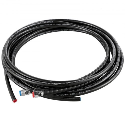 Kit di sterzo idraulico per barche, kit di sterzo idraulico da 300HP, pompa di sterzo, cilindro, volante, kit di guarnizioni per sterzo idraulico da 18 piedi, sistema di sterzo marino...