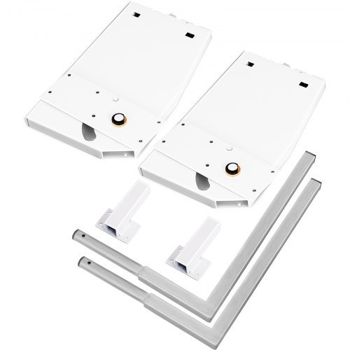 Kit fai-da-te per montaggio meccanismo a molla Murphy a parete, supporto hardware pesante per letto king e queen (verticale), bianco