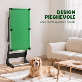 Mesa De Billar Plegable Con Accesorios, Que Incluye Queues De Billar, Bolas, Triángulo Y Cepillo, Mesa De Billar Profesional Para Adultos, 104X55.5X68 Cm