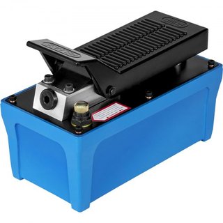 Unidad de Bomba Hidráulica Neumática de Aire 10,000 PSI Capacidad de 1687.8 cm³ Construcción de Metal Pesado Bomba de Pie Hidráulica Neumática