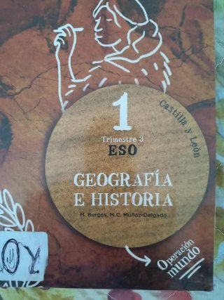 Libros de texto de 1 ESO Geografía e Historia