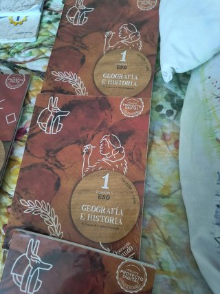 Libros de texto de 1 ESO Geografía e Historia