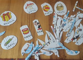 Lote de 4 puzzles educativos infantiles