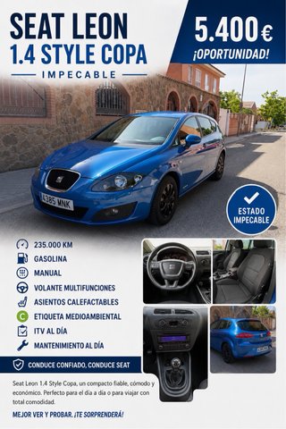 SEAT Leon 2012 1.4 TSi