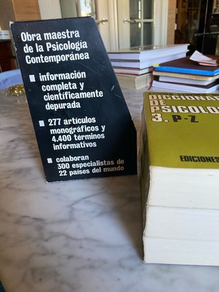 Diccionario de Psicología 3 tomos