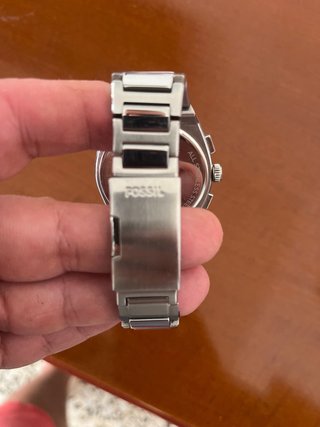 Reloj Fossil Cronógrafo Azul y Plateado