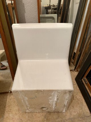 Pila de lavabo Sangra de porcelana