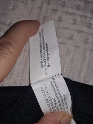 Camiseta Zara Negra Manga Corta