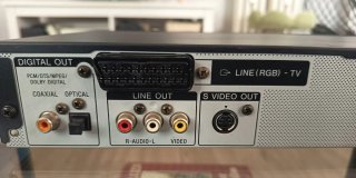 Reproductor DVD Sony con Mando y Cables
