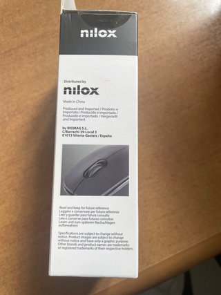 Mouse Nilox USB 1600 DPI