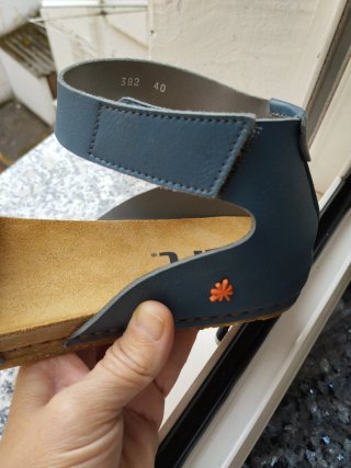 Sandalias Art Piel Azul Talla 40