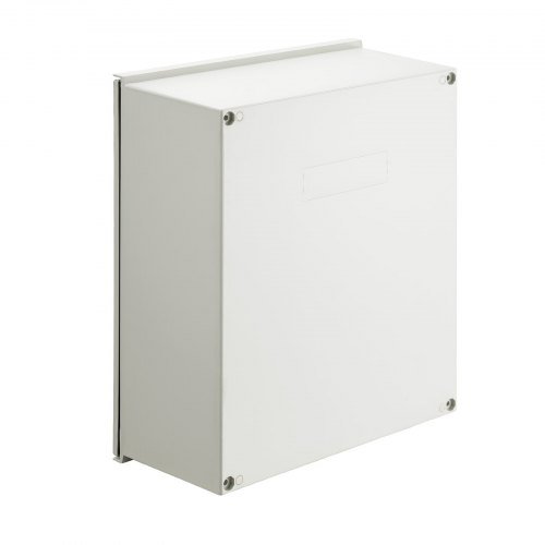 Contenitore in acciaio NEMA, 60x50x23 cm NEMA 4X, Scatola elettrica in fibra di vetro, IP66 a prova d'acqua e polvere, scatola di collegamenti elettrici per interni/esterni, con piastra di montaggio