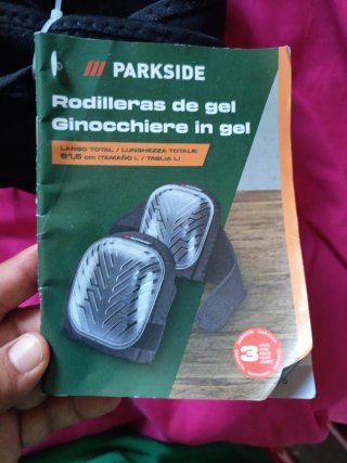Rodilleras de gel Parkside