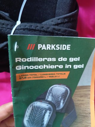 Rodilleras de gel Parkside