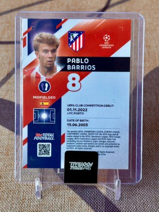 Pablo Barrios 🇪🇸 Numerada /99 Atlético de Madrid