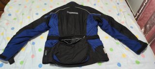 Chaqueta Moto Negra y Azul talla 44