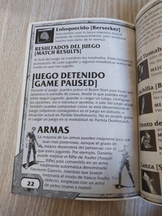 MANUAL TUROK 3 ESPAÑOL NINTENDO 64