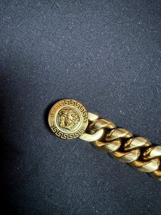 Pulsera Versace Cubana Medusa A.inoxidable
