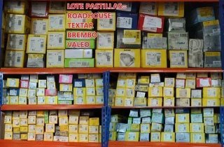 LOTE PASTILLAS FRENO BREMBO VALEO TEXTAR ROADHOUSE