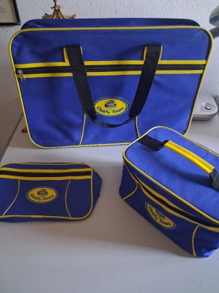 Conjunto de viaje: bolsa y 2 neceseres