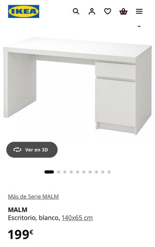 Escritorio Ikea Blanco
