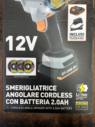 Smerigliatrice angolare cordless Kombo 12V