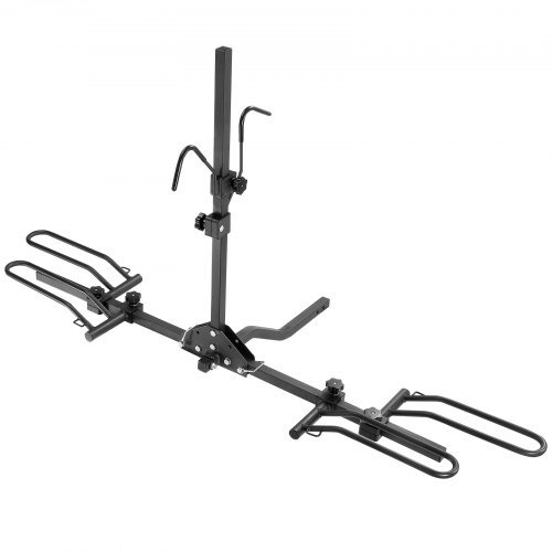 Supporto per Bicicletta a Gancio, Stile Piattaforma per 2 Biciclette, Capacità Max 80 LBS per Ricevitore 1.25-/2 Pollici, Trasportatore di Biciclette...