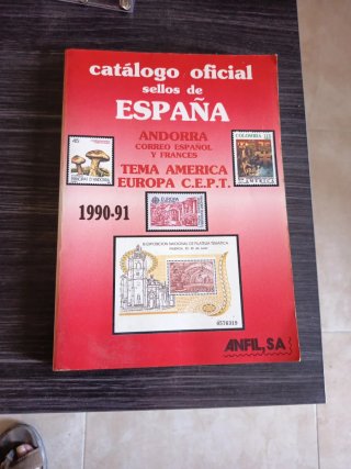 Catálogo oficial sellos España 1990-91