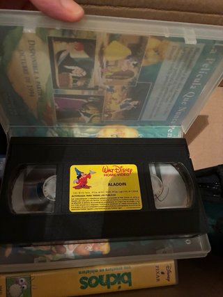 VHS Aladdin - Clásicos Disney