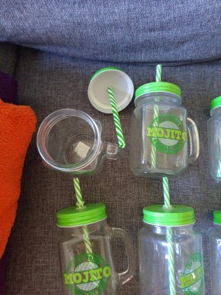 Vasos Mojito Vidrio y Plástico
