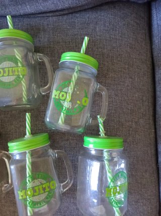 Vasos Mojito Vidrio y Plástico