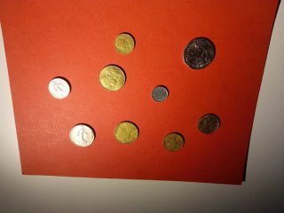 Lote 9 Monedas Antiguas Francesas