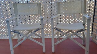 2 Sillas de Exterior con Brazos