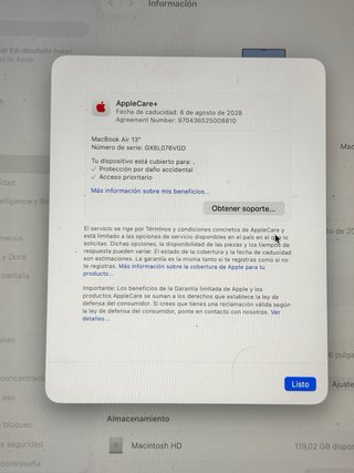 MacBook Air M4 13.6 16GB RAM 256GB SSD Azul
