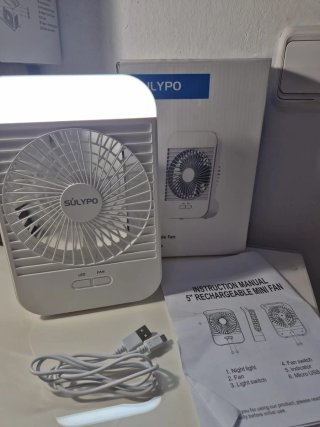 Ventilatore portatile ricaricabile Sulypo