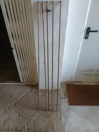 Barras de toma tierra nuevas