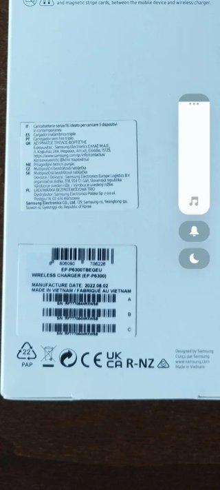 Caricabatterie Wireless Trio Samsung