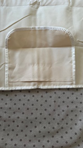 Cambiador portátil plegable con bolsillo