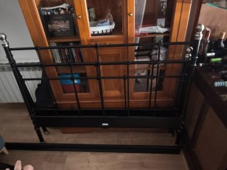 Cama 135cm con somier y colchón