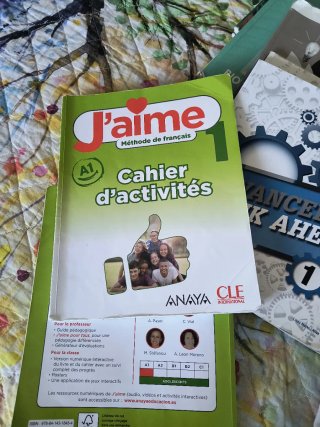 Libro de francés J'aime 1 ESO