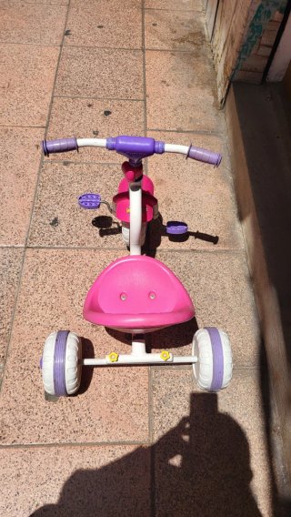 Triciclo Disney Princess Rosa