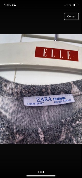 Camiseta manga larga estampado piel serpiente