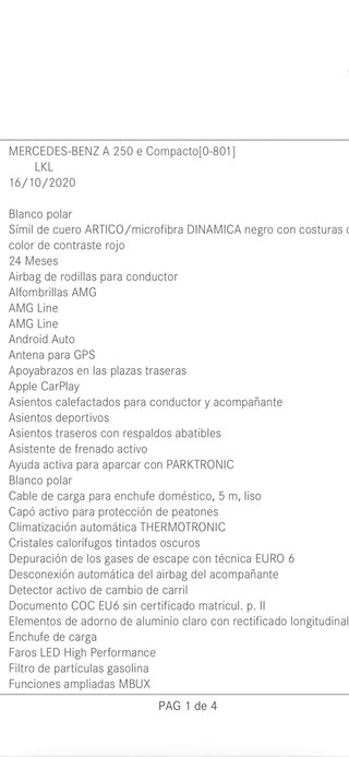 Mercedes-Benz Clase A 250E 2020