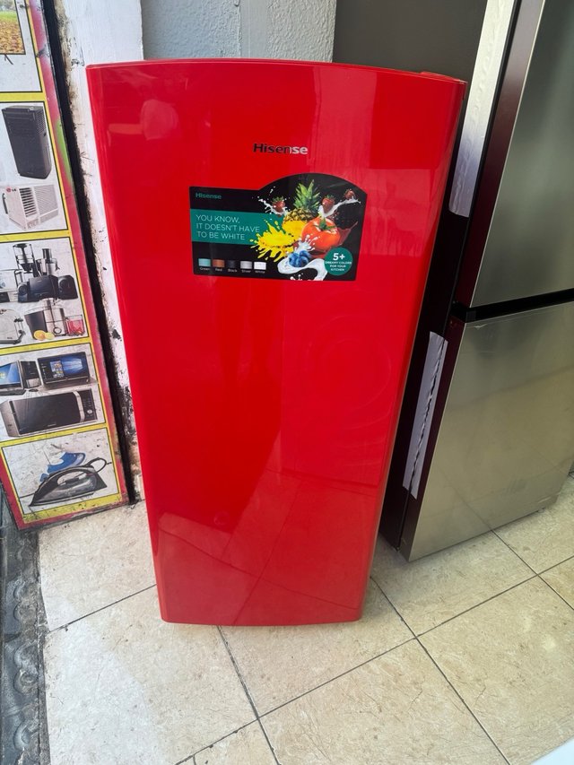 Nevera Hisense Roja